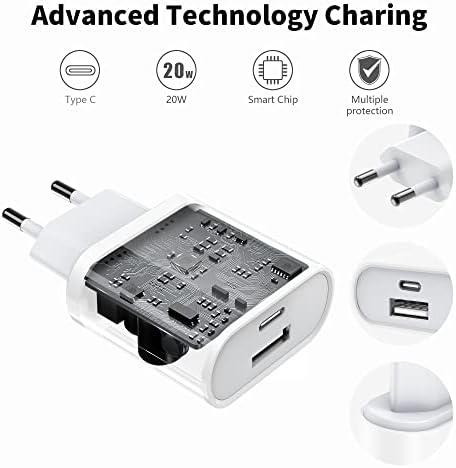 Le Chargeur ⁢Ultime pour Tous Vos Appareils iPhone - 20W USB⁢ C Compatible avec⁣ iPhone 15/15 Pro /15 Pro Max /15 Plus /14/13/12/11 /SE/X/XR/XS/Mini​ /8/7 /6S /5S